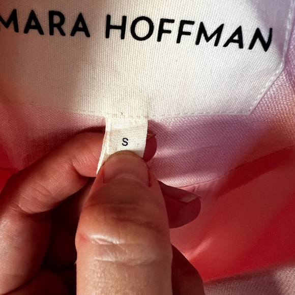 NWOT - S - MARA HOFFMAN TATUM blazer suit jacket linen pink pastel - Picture 5 of 8